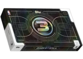2025-26 Topps Three Basketball Hobby Box - vue 360