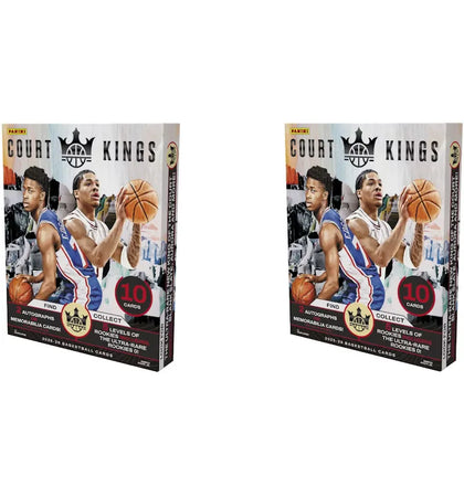 2025-26 Panini Court Kings Basketball Trading Card Hobby Box 2x Lot - authentic Panini product