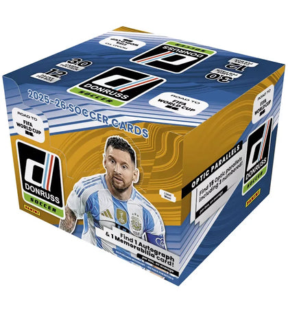2025-26 Panini Donruss Road To FIFA World Cup 2026 Hobby Box - authentic Panini product
