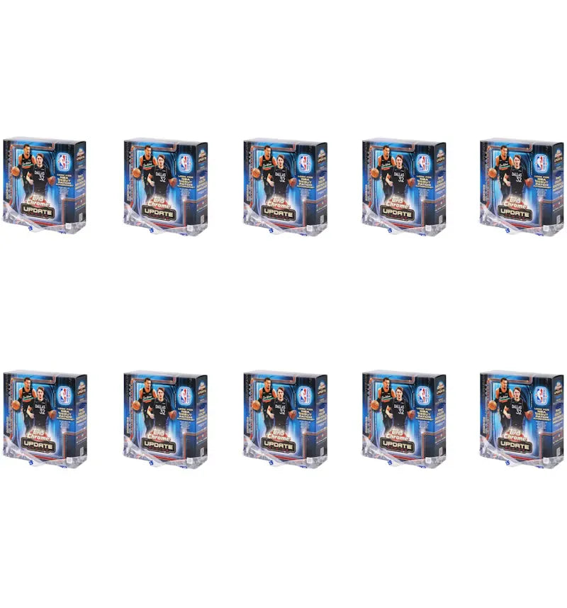 2025-26 Topps Chrome Updates Basketball Mega Box (Without Seal) 10x Lot - vue 360