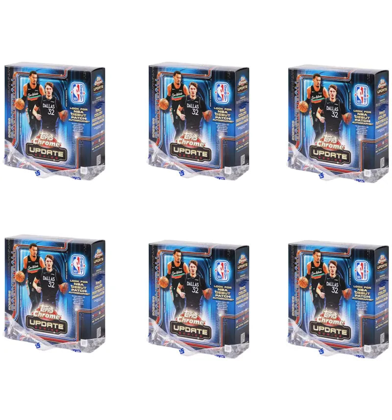 2025-26 Topps Chrome Updates Basketball Mega Box (Without Seal) 6x Lot - vue 360