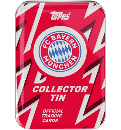 2025-26 Topps FCB Bayern Muchen Collector Tin 10x Lot - authentic Topps product