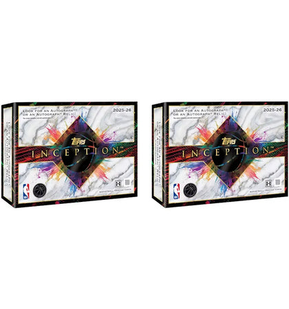 2025/26 Topps Inception Basketball Hobby Box 2x Lot - authentic Topps product