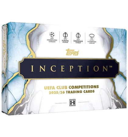 2025/26 Topps Inception UEFA Club Competitions Hobby Box - authentic Topps product