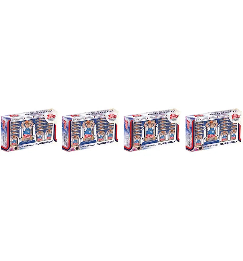 2025-26 Topps NBA Flagship Costco Exclusive Collection Box 4x Lot - vue 360
