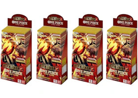 2025 Bandai One Piece The Best Vol. 2 (PRB-02) Booster Box 4x Lot - authentic Bandai product