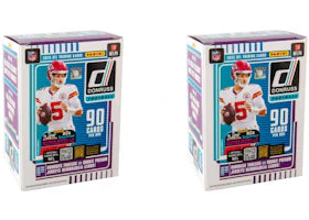 2025 Panini Donruss Football Blaster Box (White Hot Rookies) 2x Lot - vue 360