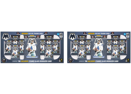 2025 Panini Mosaic Football Costco Exclusive Bundle Box 2x Lot - authentic Panini product
