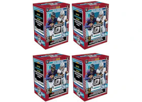 2025 Panini Optic Donruss Football NFL (Pink Parallells) Blaster Box 4x Lot - vue 360