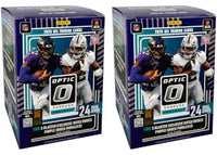 2025 Panini Optic Donruss Football NFL (Purple Shock Parallells) Blaster Box 2x Lot