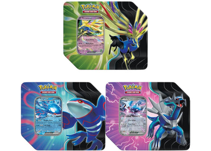 2025 Pokémon Azure Legends Kyogre, Dialga, Xerneas Tin Bundle - product view 2