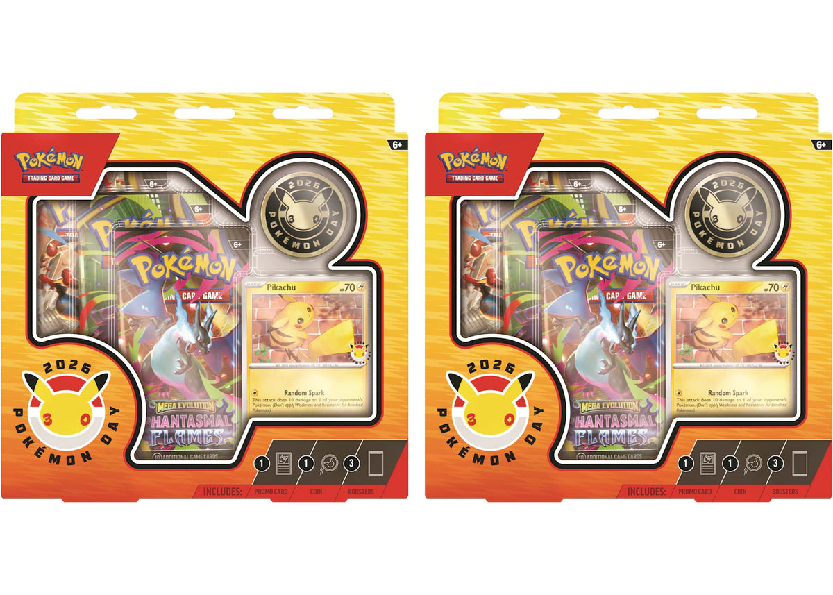 2026 Pokémon Day Pikachu Collection 2x Lot - vue secondaire A
