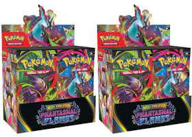 2025 Pokémon Mega Evolution Phantasmal Flames Booster Box 2x Lot - vue 360