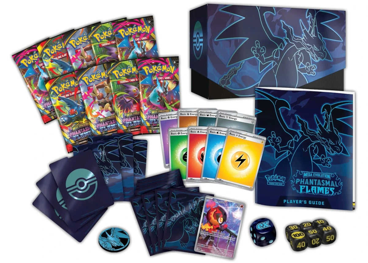2025 Pokémon Mega Evolution Phantasmal Flames Elite Trainer Box 2x Lot - vue secondaire B
