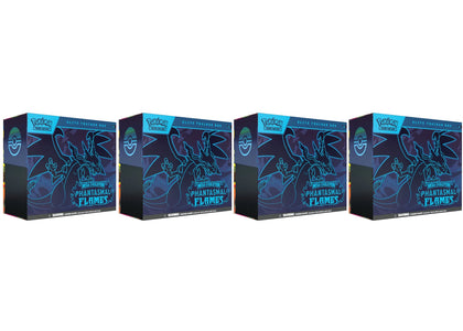 2025 Pokémon Mega Evolution Phantasmal Flames Elite Trainer Box 4x Lot - authentic Pokemon sneakers