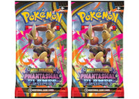 2025 Pokémon Mega Evolution Phantasmal Flames Mega Lopunny Booster Pack 2x Lot