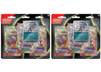 2025 Pokémon Mega Evolution Phantasmal Flames Weavile 3Pk Booster Blister 2x Lot