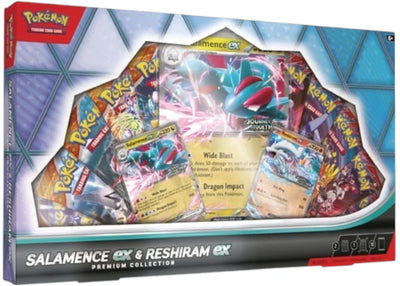 2025 Pokémon Mega Evolution Salamence & Reshiram EX Premium Collection Box