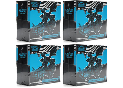 2025 Pokémon Scarlet & Violet Black Bolt Elite Trainer Box 4x Lot sneakers - authentic Pokemon shoes