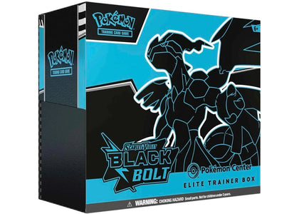 2025 Pokémon Scarlet & Violet Black Bolt Pokemon Center Elite Trainer Box sneakers - authentic Pokemon shoes