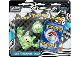 2025 Pokémon Scarlet & Violet Black Bolt Tech Sticker Collection Blister Pack