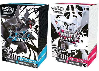 2025 Pokémon Scarlet & Violet Black Bolt & White Flare Booster Bundle sneakers - authentic Pokemon shoes