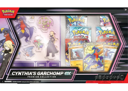 2025 Pokémon Scarlet & Violet Cynthia's Garchomp ex Premium Collection Box - authentic Pokemon product