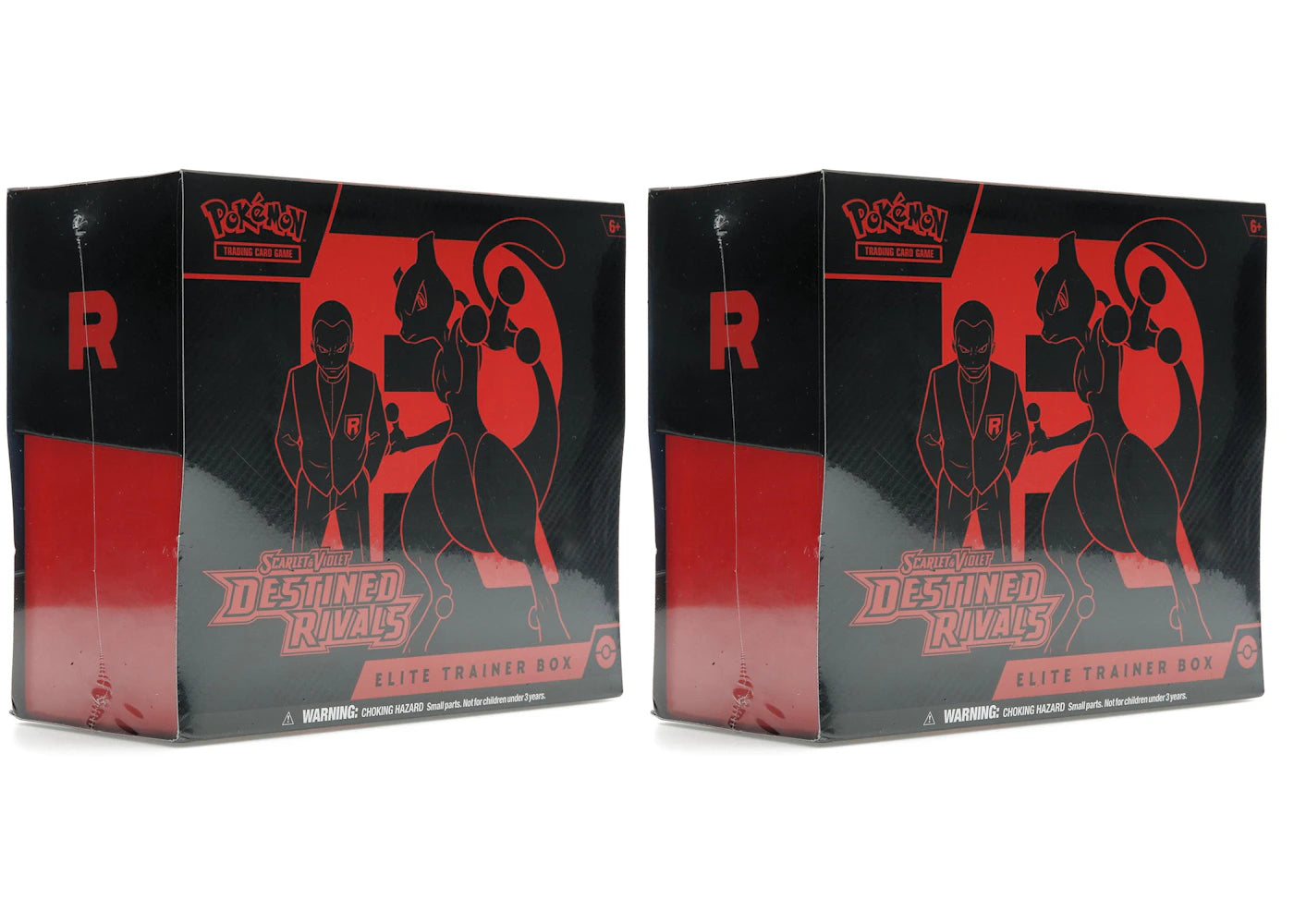 2025 Pokémon Scarlet & Violet Destined Rivals Elite Trainer Box 2x Lot - vue secondaire A
