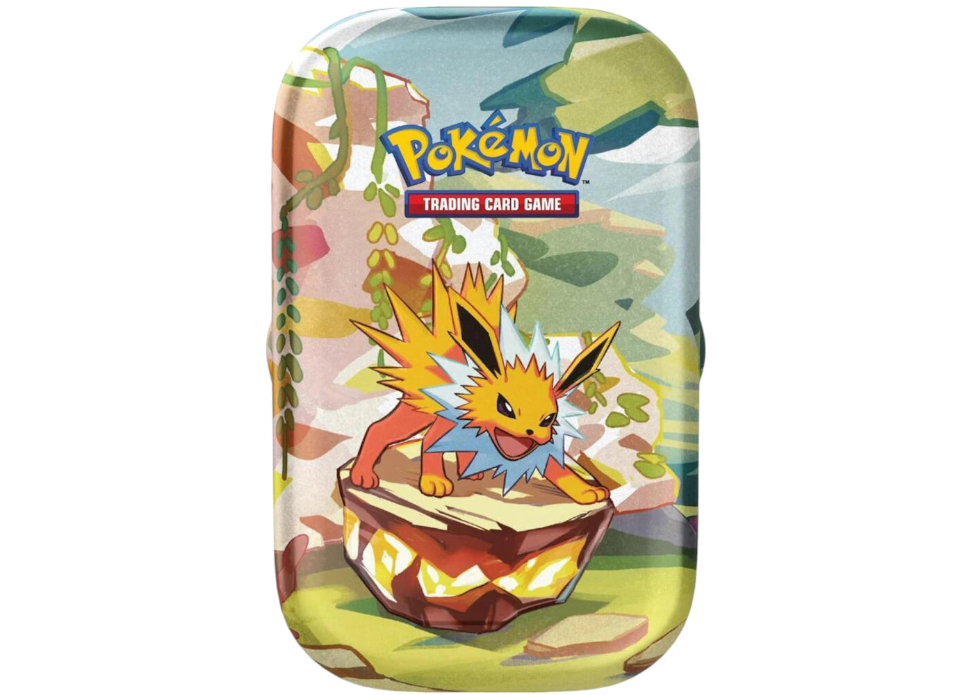 2025 Pokémon Scarlet Violet Prismatic Evolutions Jolteon Tin - vue secondaire A