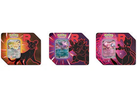 2025 Pokémon Team Rocket Mewtwo Ex/Persian Ex/Nidoking Ex Tin Case Set (US