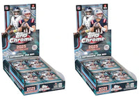 2025 Topps Chrome Football Hobby Box 2x Lot