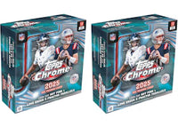 2025 Topps Chrome Football Mega Box 2x Lot