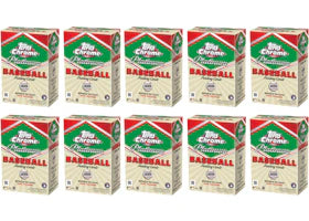 2025 Topps Chrome Platinum Baseball Value Box 10x Lot - vue 360