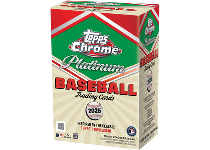 2025 Topps Chrome Platinum Baseball Value Box - authentic Topps product