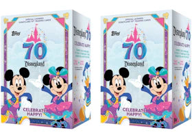 2025 Topps Disneyland 70th Anniversary Value Box 2x Lot - vue 360