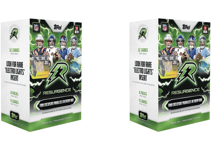 2025 Topps Resurgence Football Value Box 2x Lot - authentic Topps product