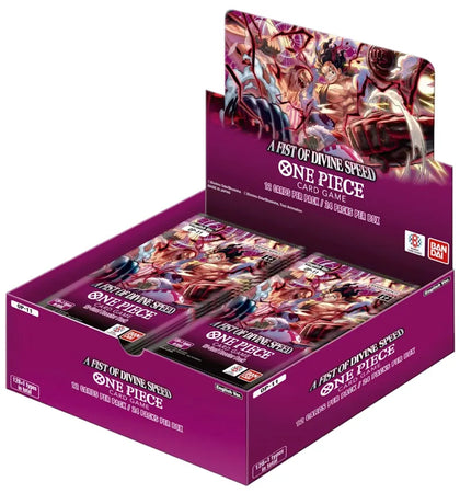 2025 Bandai One Piece A Fist of Divine Speed Booster Box (English) (OP11) - authentic Bandai product