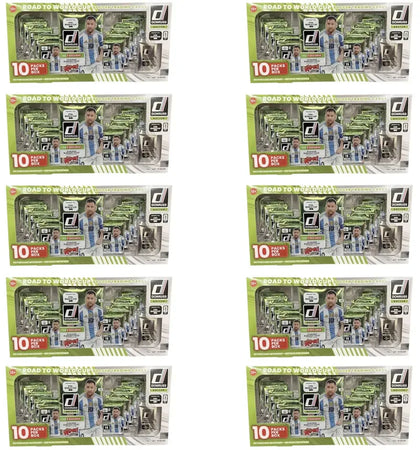 2025 Panini Donruss Soccer Road to the FIFA World Cup (Costco Exclusive) Collection Box 10x Lot - authentic Panini product