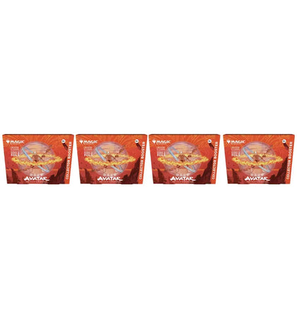 2025 Magic: The Gathering Avatar: The Last Airbender Collector Booster 4x Lot - authentic Magic: The Gathering product
