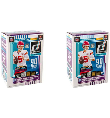 2025 Panini Donruss Football Blaster Box (White Hot Rookies) 2x Lot - authentic Panini product