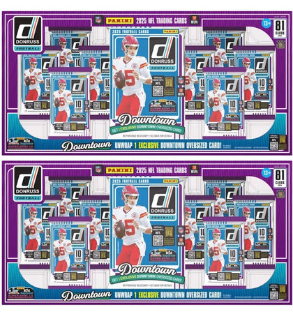 2025 Panini Donruss Football (Costco Exclusive) Bundle 2x Lot - authentic Panini product
