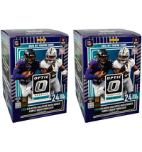 2025 Panini Optic Donruss Football NFL (Purple Shock Parallells) Blaster Box 2x Lot