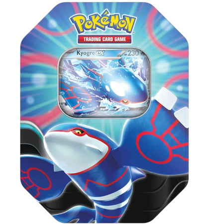 2025 Pokémon Azure Legends Kyogre EX Tin - authentic Pokemon product