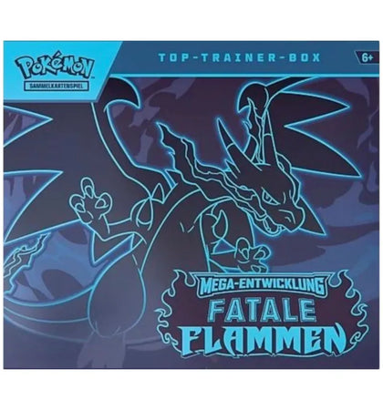 2025 Pokémon Mega Evolution Fateful Flames Elite Trainer Box (German) - authentic Pokemon sneakers