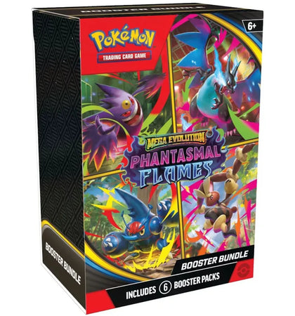 2025 Pokémon Mega Evolution Phantasmal Flames Booster Bundle - authentic Pokemon product