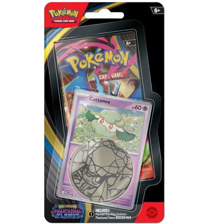 2025 Pokémon Mega Evolution Phantasmal Flames Cottonee Blister Pack - authentic Pokemon product