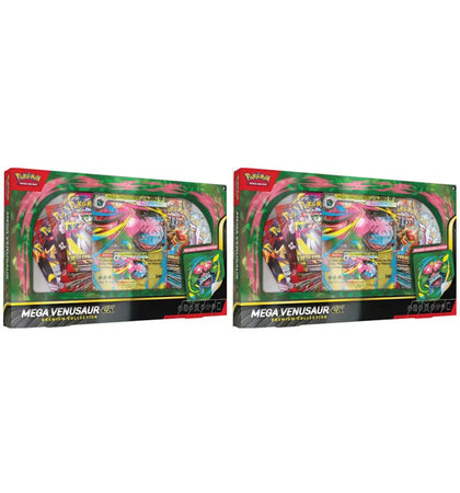 2025 Pokémon Mega Evolution Venusaur ex Premium Collection 2x Lot - authentic Pokemon product