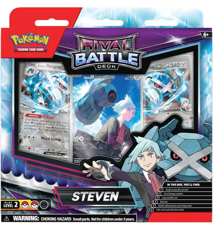 2025 Pokémon Scarlet & Violet Destined Rivals Steven Rival Battle Deck - authentic Pokemon product
