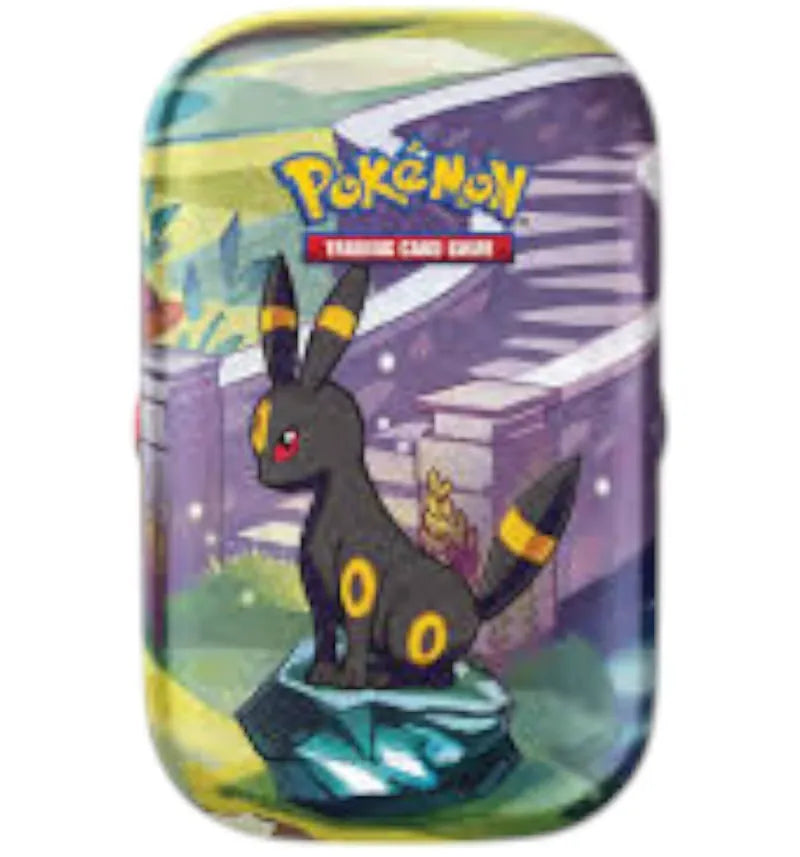 2025 Pokémon Scarlet Violet Prismatic Evolutions Umbreon Tin - vue 360