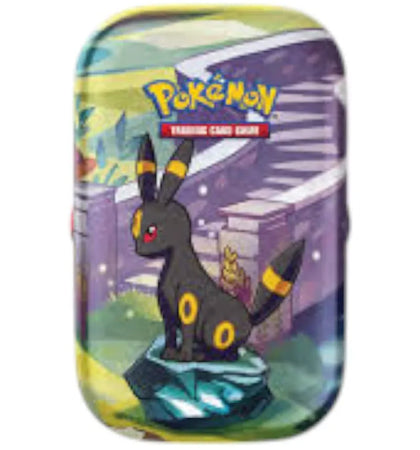 2025 Pokémon Scarlet Violet Prismatic Evolutions Umbreon Tin - authentic Pokemon product